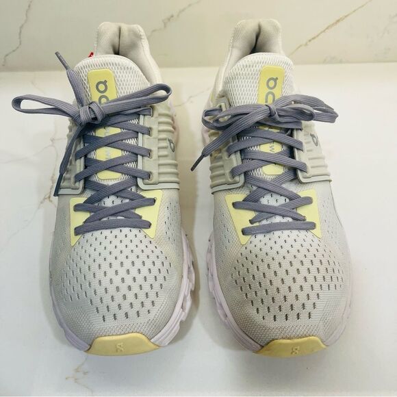 On Cloudswift Limelight Running Shoes - White and Yellow - Picture 5 of 10